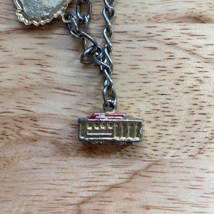 Vintage trolley charm